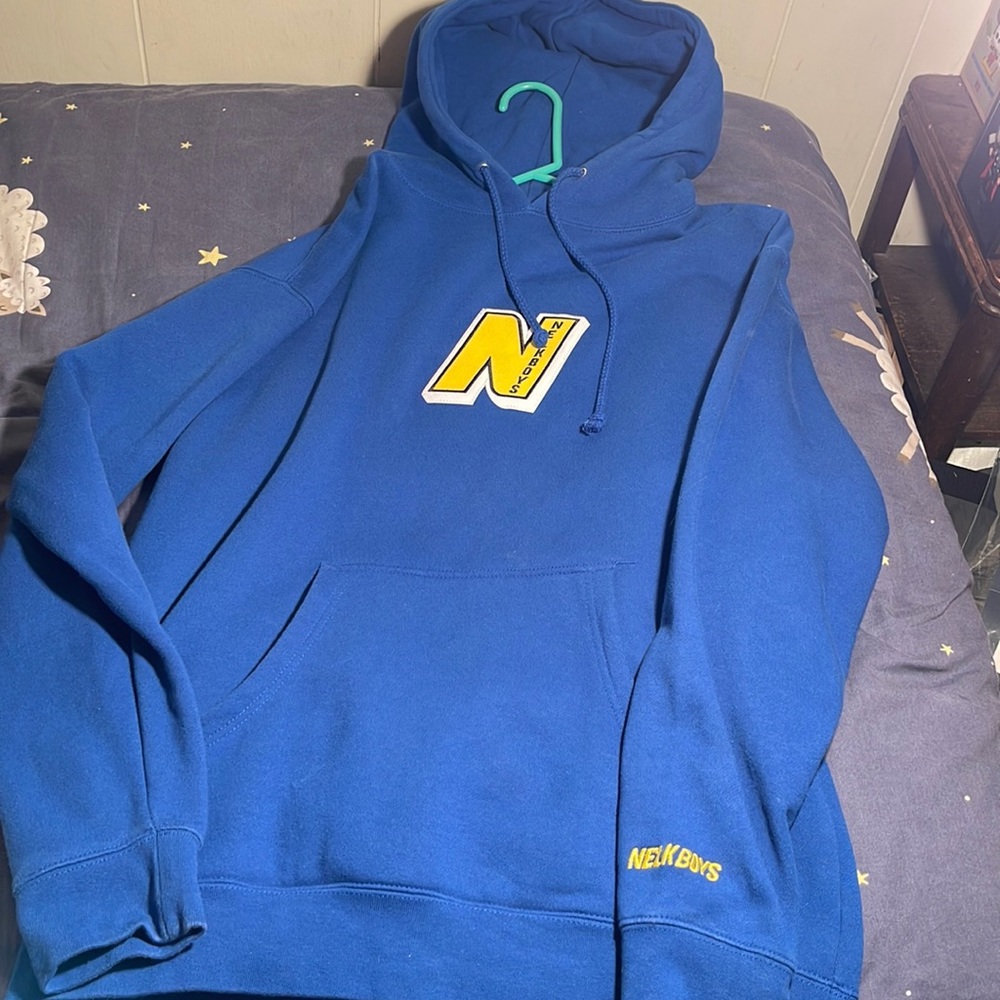 Full Send NelkBoys Sweater. Size Medium(Mens) Blue.